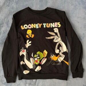 Looney Tunes black sweatshirt women Size S